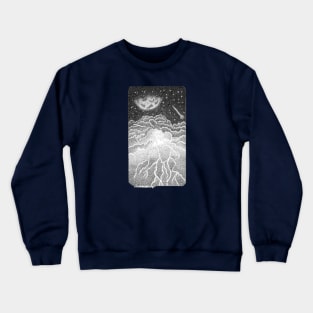 Thunder Lightning and Storm Clouds Crewneck Sweatshirt